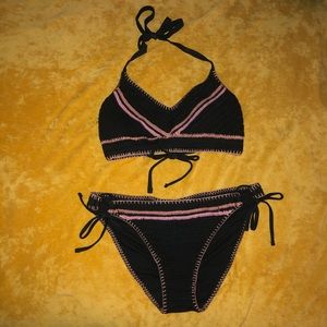 Target Xhilaration High Neck Crochet Bikini set!